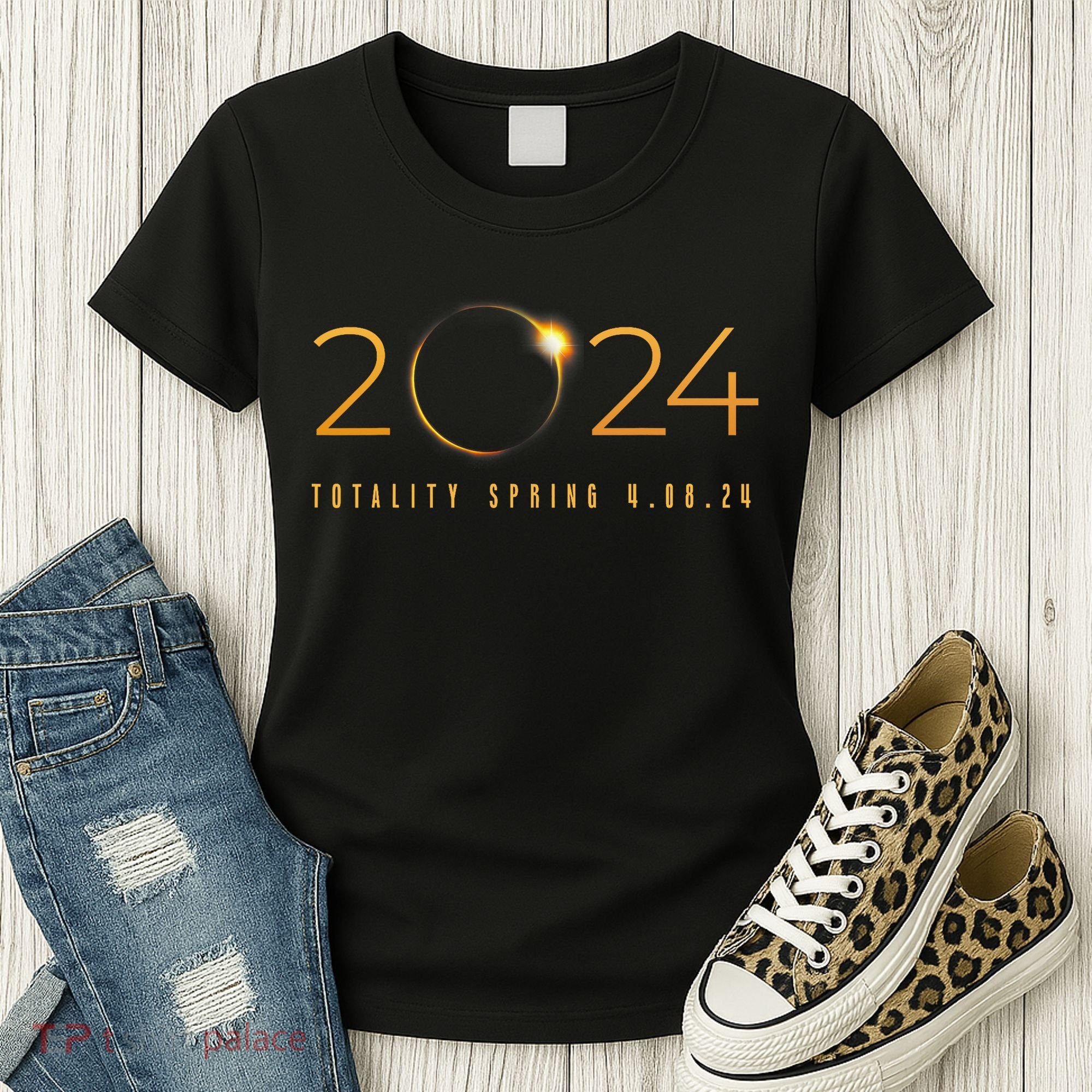 2024 Solar Eclipse American Totality Spring 4.08.24 Women's T-Shirt