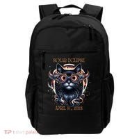 2024 Solar Eclipse Fantasy Cat Wearing Solar Eclipse Glasses Backpack thumb 0
