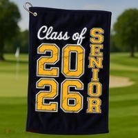 2026 Senior Graduation Golf Towel thumb 1