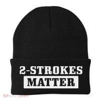 2 Strokes Matter Motorcycle Dirt Bike Racing Motocross Biker Beanie thumb 0