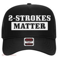 2 Strokes Matter Motorcycle Dirt Bike Racing Motocross Biker Hat thumb 0