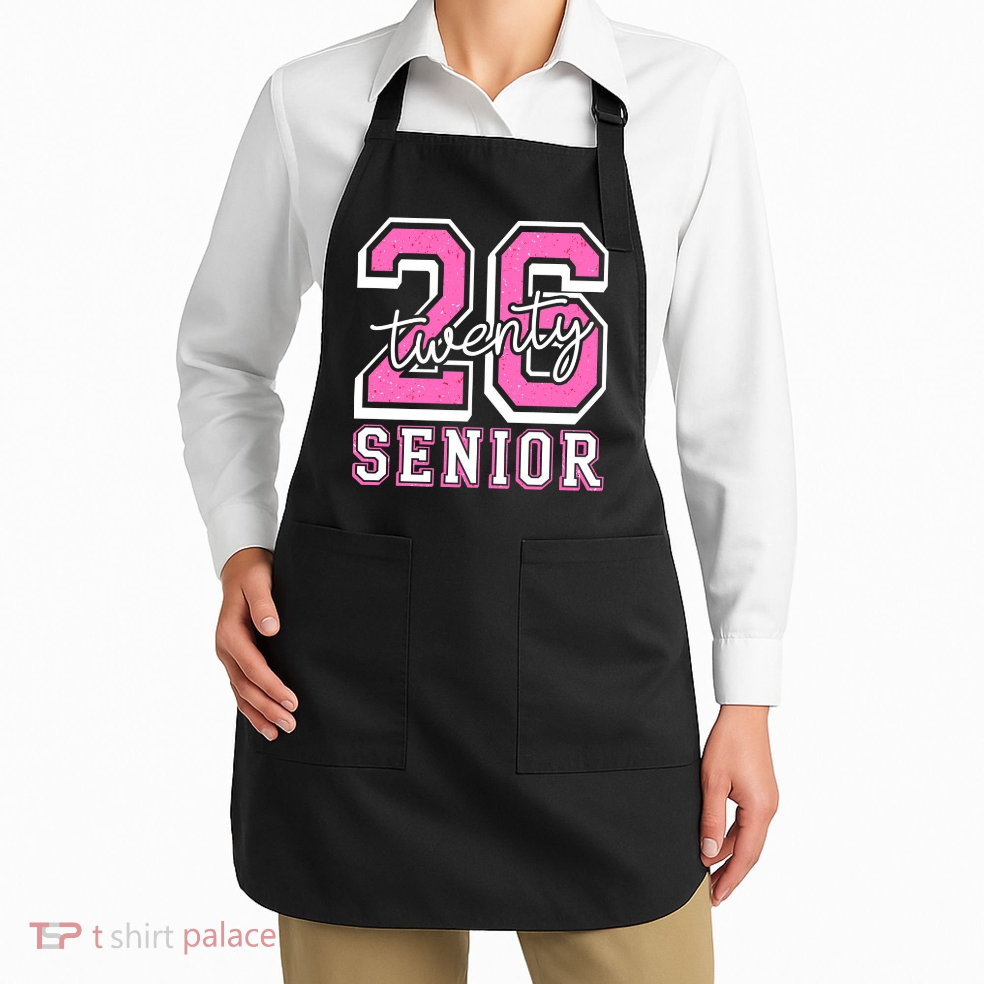 2026 Senior Twenty 26 Graduation Apron