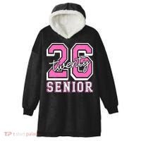 2026 Senior Twenty 26 Graduation Hooded Wearable Blanket thumb 0