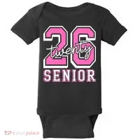 2026 Senior Twenty 26 Graduation Baby Bodysuit thumb 0