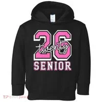 2026 Senior Twenty 26 Graduation Toddler Hoodie thumb 0