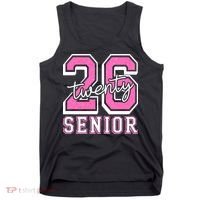 2026 Senior Twenty 26 Graduation Tank Top thumb 0