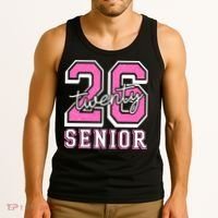2026 Senior Twenty 26 Graduation Tank Top thumb 3