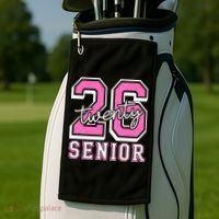2026 Senior Twenty 26 Graduation Golf Towel thumb 2