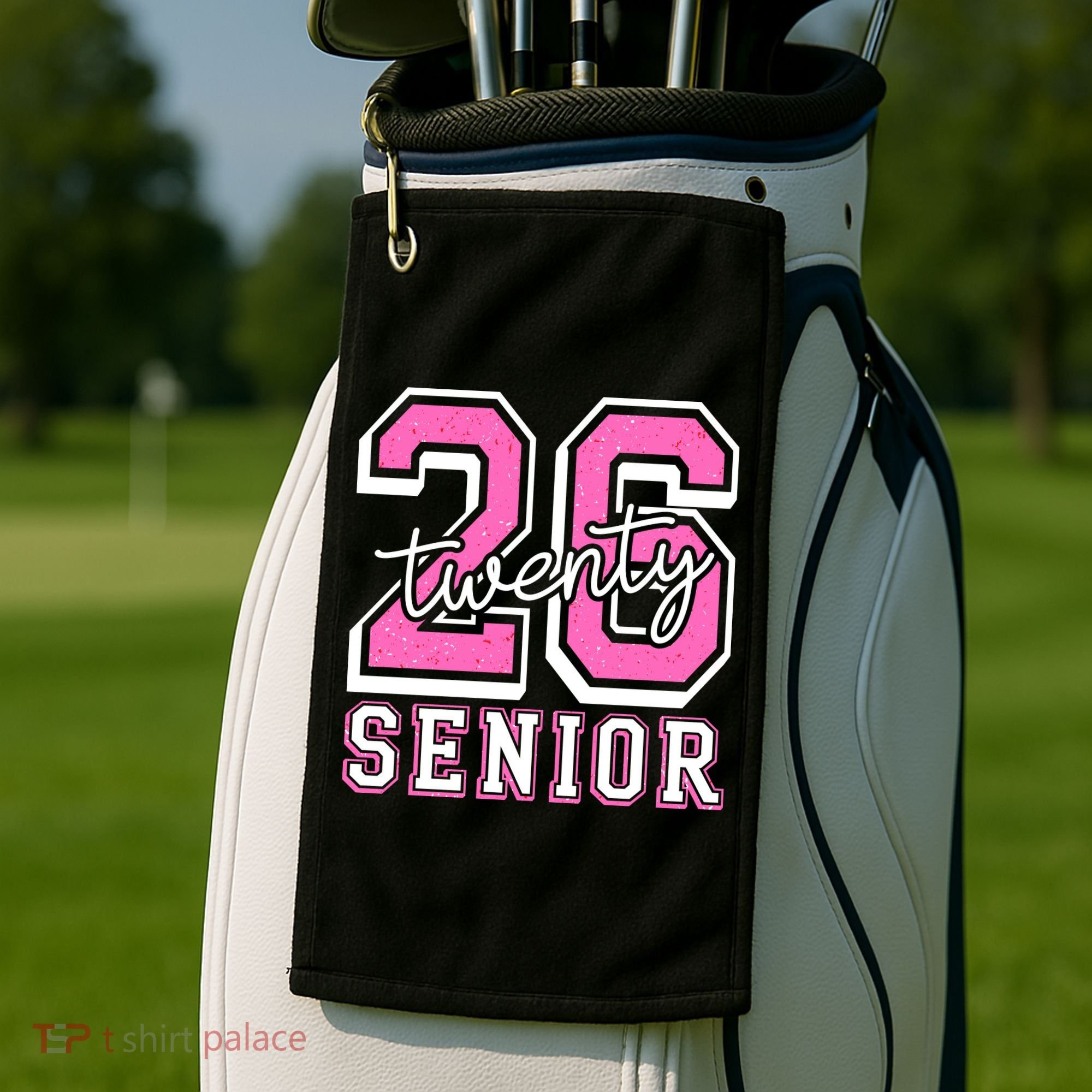 2026 Senior Twenty 26 Graduation Golf Towel