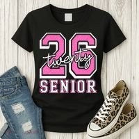 2026 Senior Twenty 26 Graduation Women's T-Shirt thumb 3