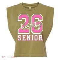 2026 Senior Twenty 26 Graduation Garment-Dyed Women's Muscle Tee thumb 0