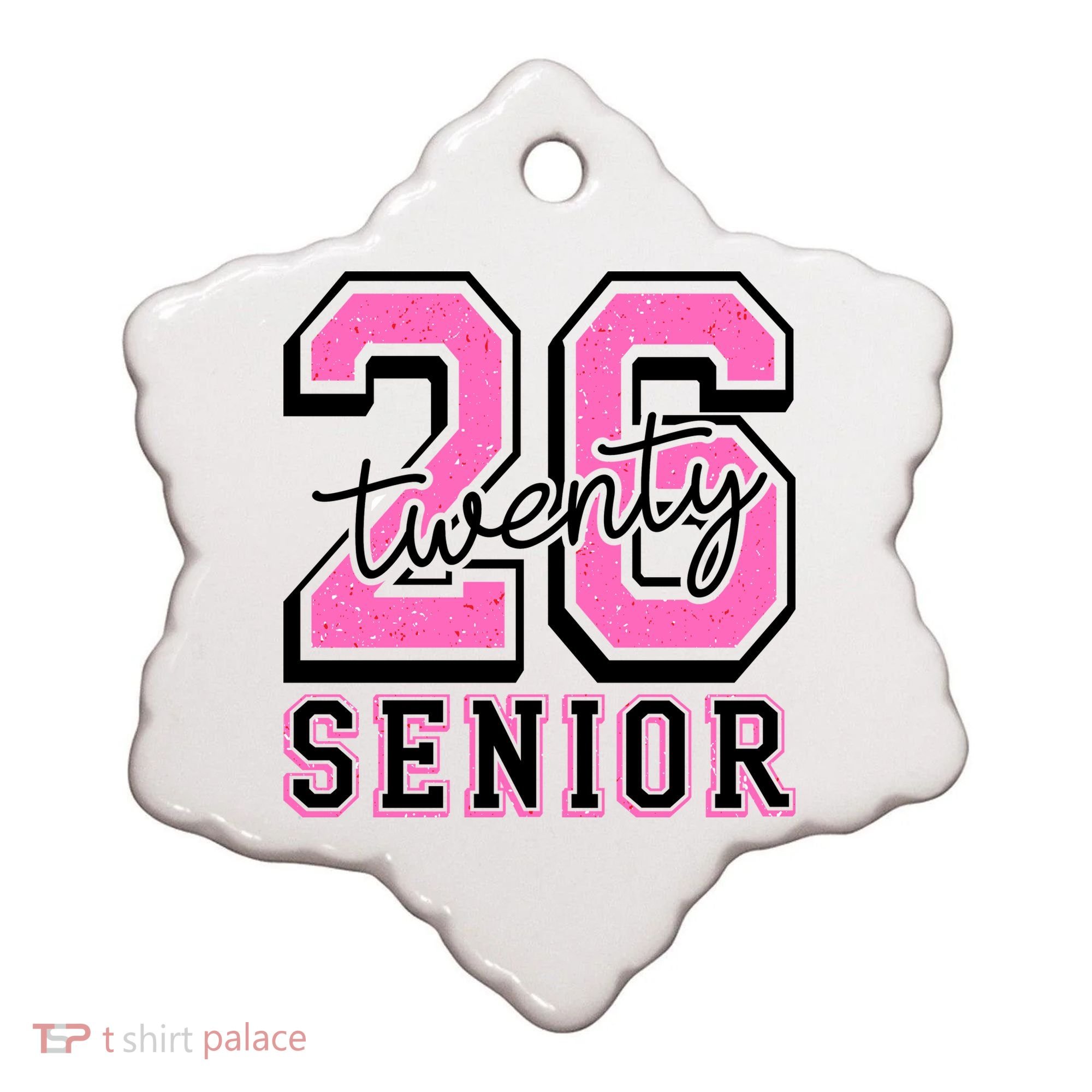 2026 Senior Twenty 26 Graduation Ceramic Ornament