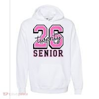 2026 Senior Twenty 26 Graduation Comfort Colors Garment-Dyed Hooded Sweatshirt thumb 0