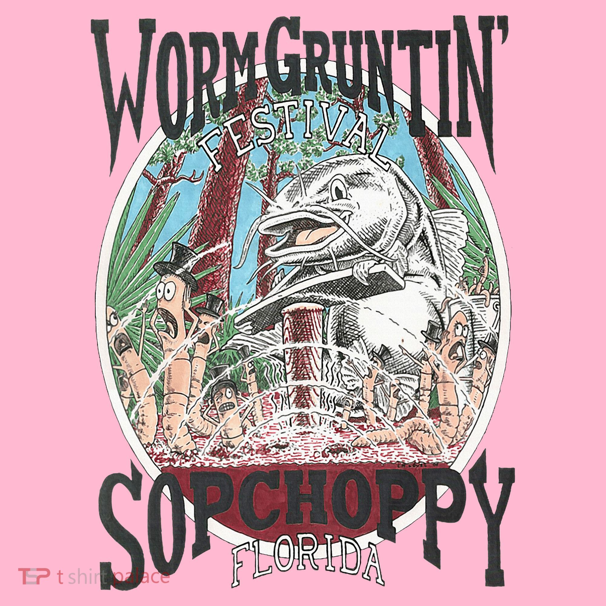 2005 Sopchoppy Worm Grunting Festival Baby Long Sleeve Bodysuit