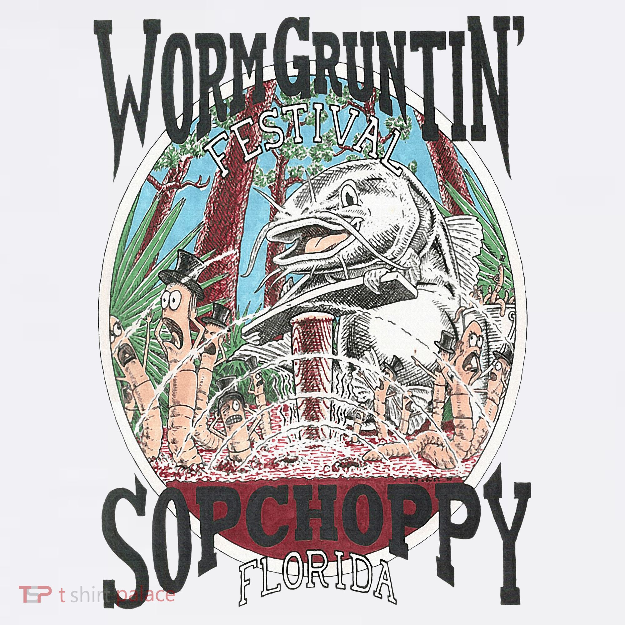 2005 Sopchoppy Worm Grunting Festival Long Sleeve Shirt