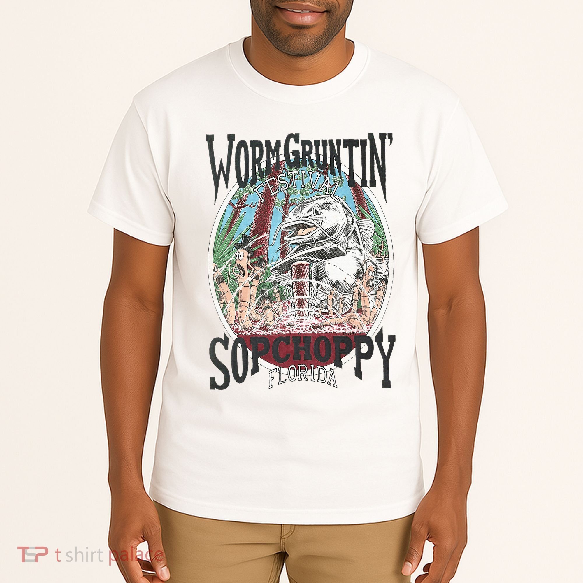 2005 Sopchoppy Worm Grunting Festival Tall T-Shirt