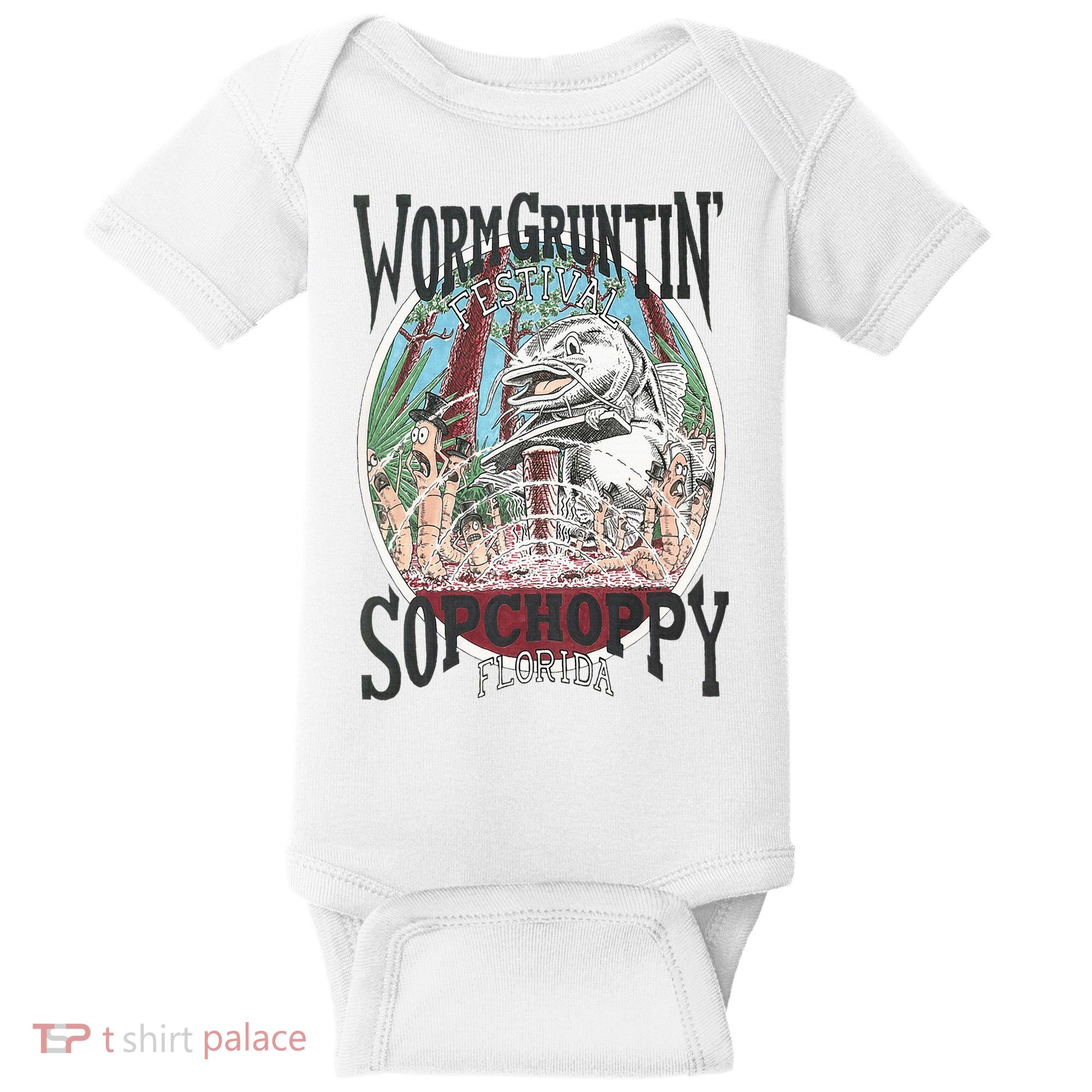 2005 Sopchoppy Worm Grunting Festival Baby Bodysuit
