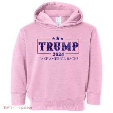 2024 Take America Back Trump Make America Toddler Hoodie