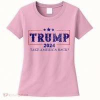2024 Take America Back Trump Make America Women's T-Shirt thumb 0