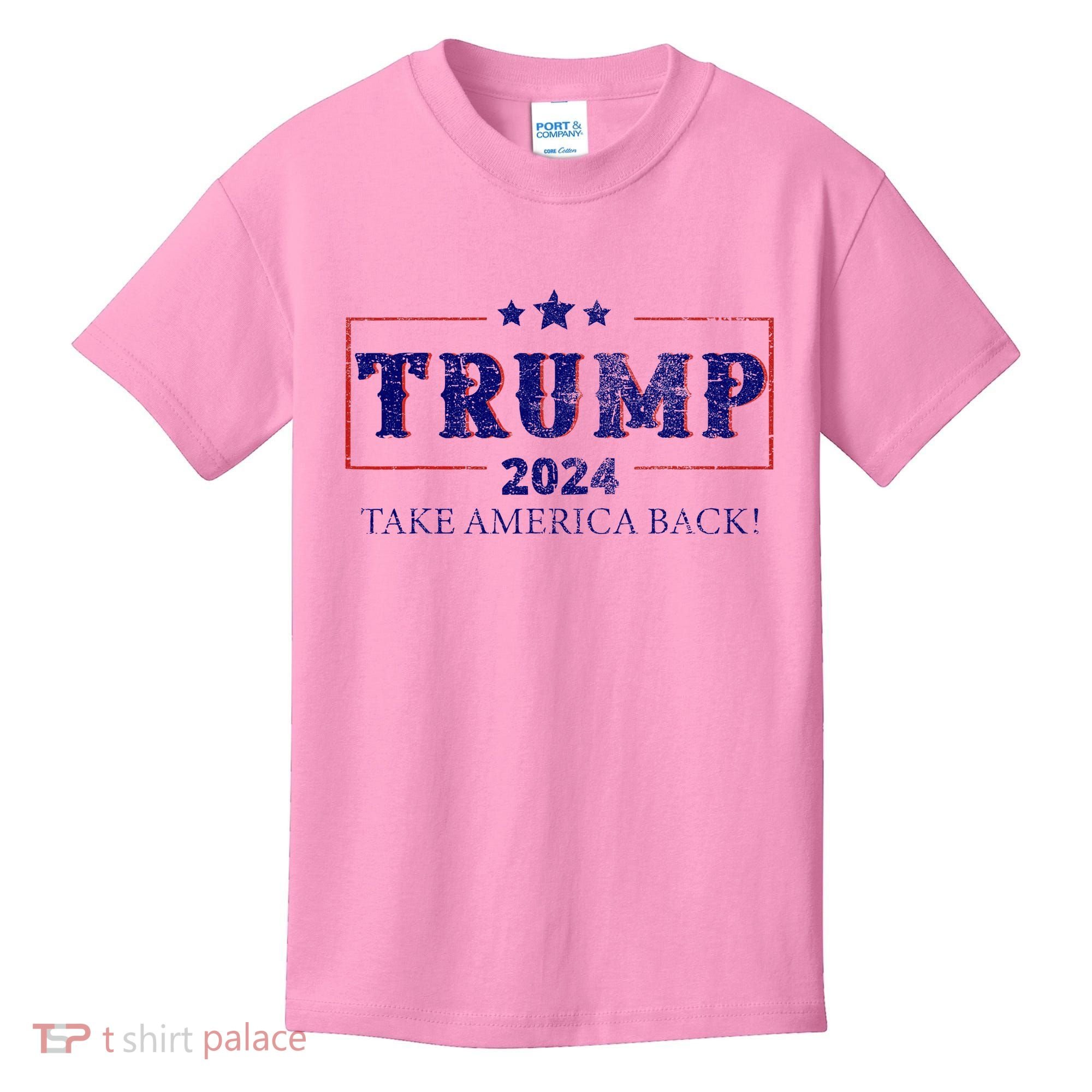 2024 Take America Back Trump Make America Kids T-Shirt