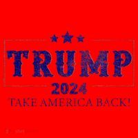 2024 Take America Back Trump Make America Santa Hat thumb 1
