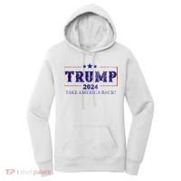 2024 Take America Back Trump Make America Women's Hoodie thumb 0