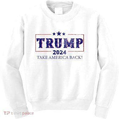 2024 Take America Back Trump Make America Kids Sweatshirt