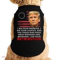 2024 Trump Desantis Florida CPAC I Am Your Retribution Trumo Doggie Tank thumb 0