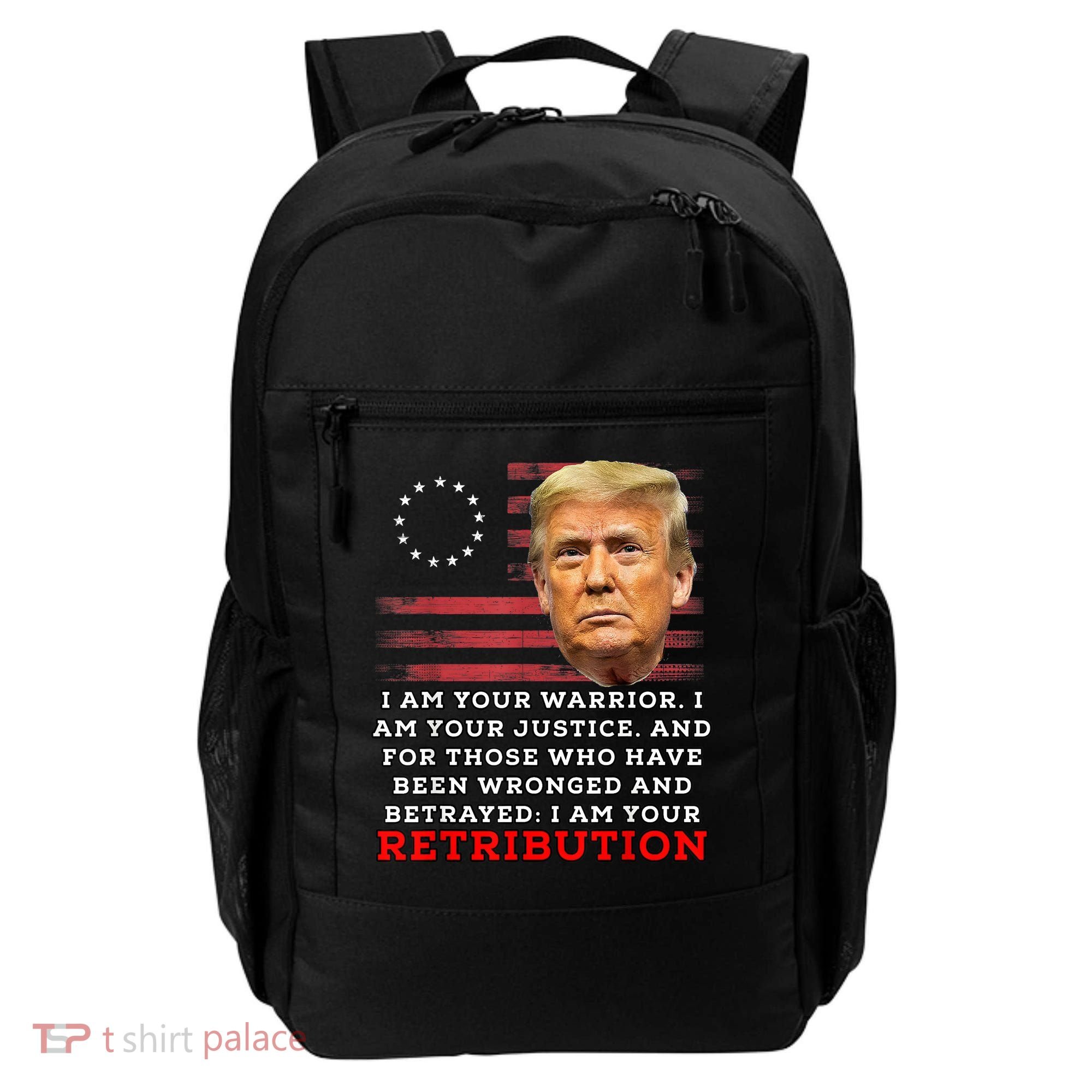 2024 Trump Desantis Florida CPAC I Am Your Retribution Trumo Backpack