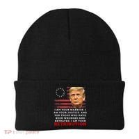 2024 Trump Desantis Florida CPAC I Am Your Retribution Trumo Beanie thumb 0