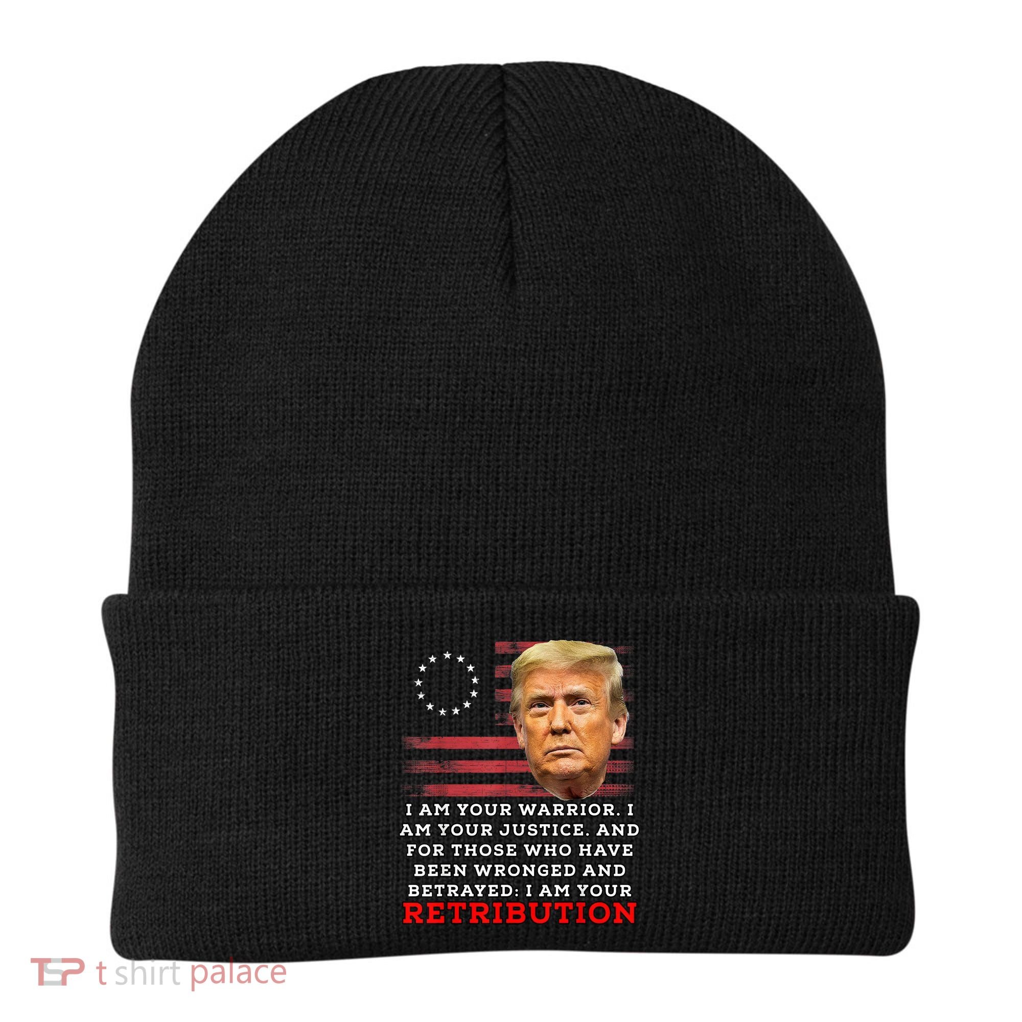 2024 Trump Desantis Florida CPAC I Am Your Retribution Trumo Beanie