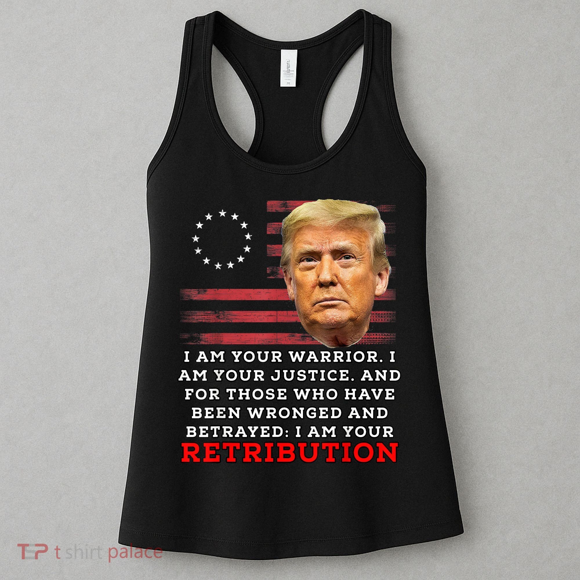 2024 Trump Desantis Florida CPAC I Am Your Retribution Trumo Women's Tank Top