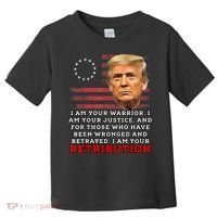 2024 Trump Desantis Florida CPAC I Am Your Retribution Trumo Toddler T-Shirt thumb 0