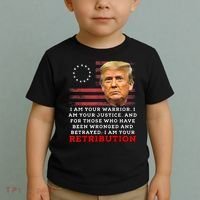 2024 Trump Desantis Florida CPAC I Am Your Retribution Trumo Toddler T-Shirt thumb 2