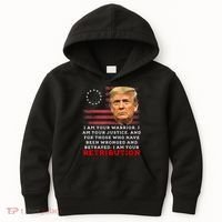 2024 Trump Desantis Florida CPAC I Am Your Retribution Trumo Kids Hoodie thumb 0