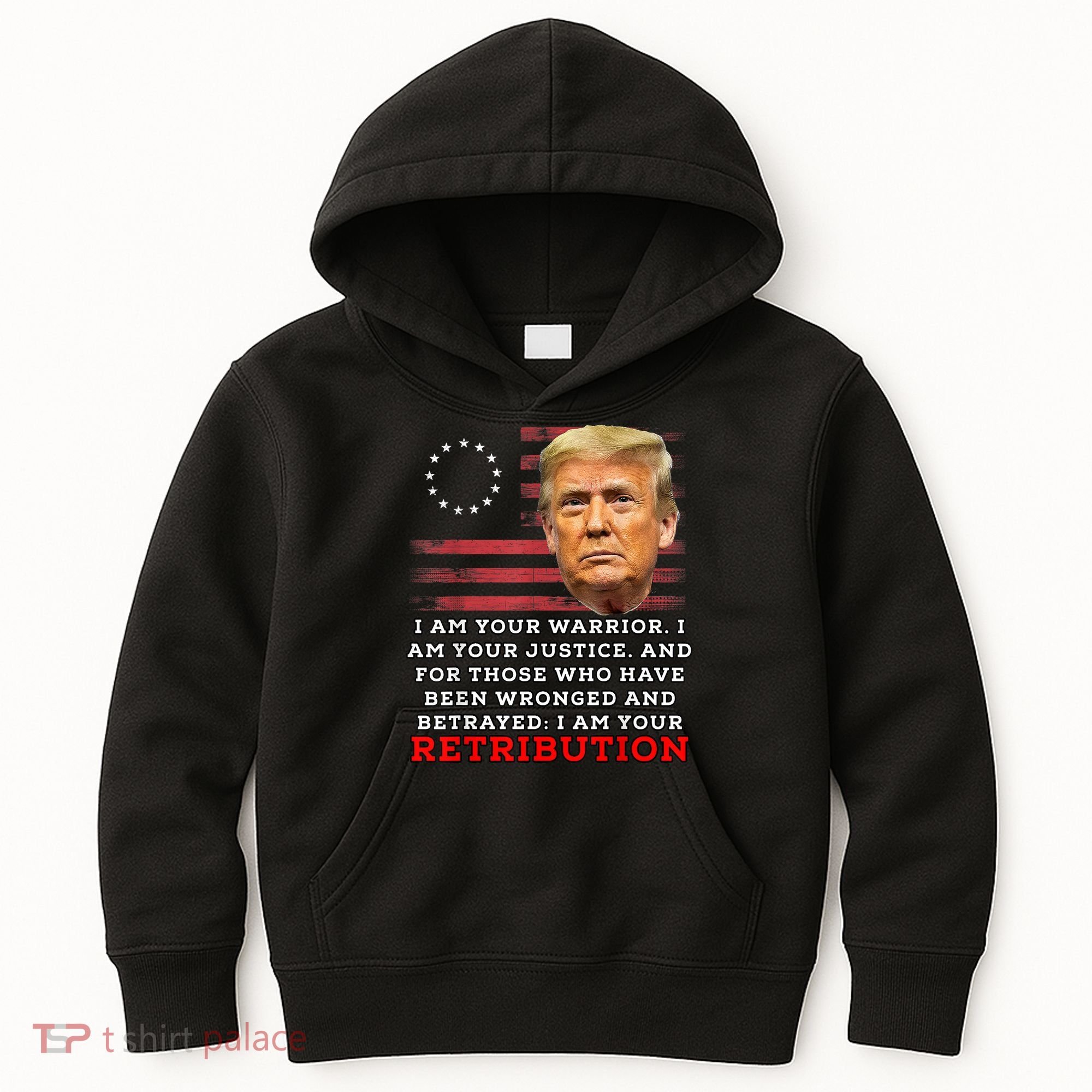 2024 Trump Desantis Florida CPAC I Am Your Retribution Trumo Kids Hoodie