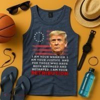 2024 Trump Desantis Florida CPAC I Am Your Retribution Trumo Tank Top thumb 4