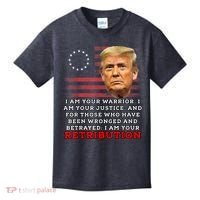 2024 Trump Desantis Florida CPAC I Am Your Retribution Trumo Kids T-Shirt thumb 0