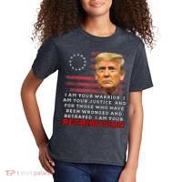 2024 Trump Desantis Florida CPAC I Am Your Retribution Trumo Kids T-Shirt thumb 2