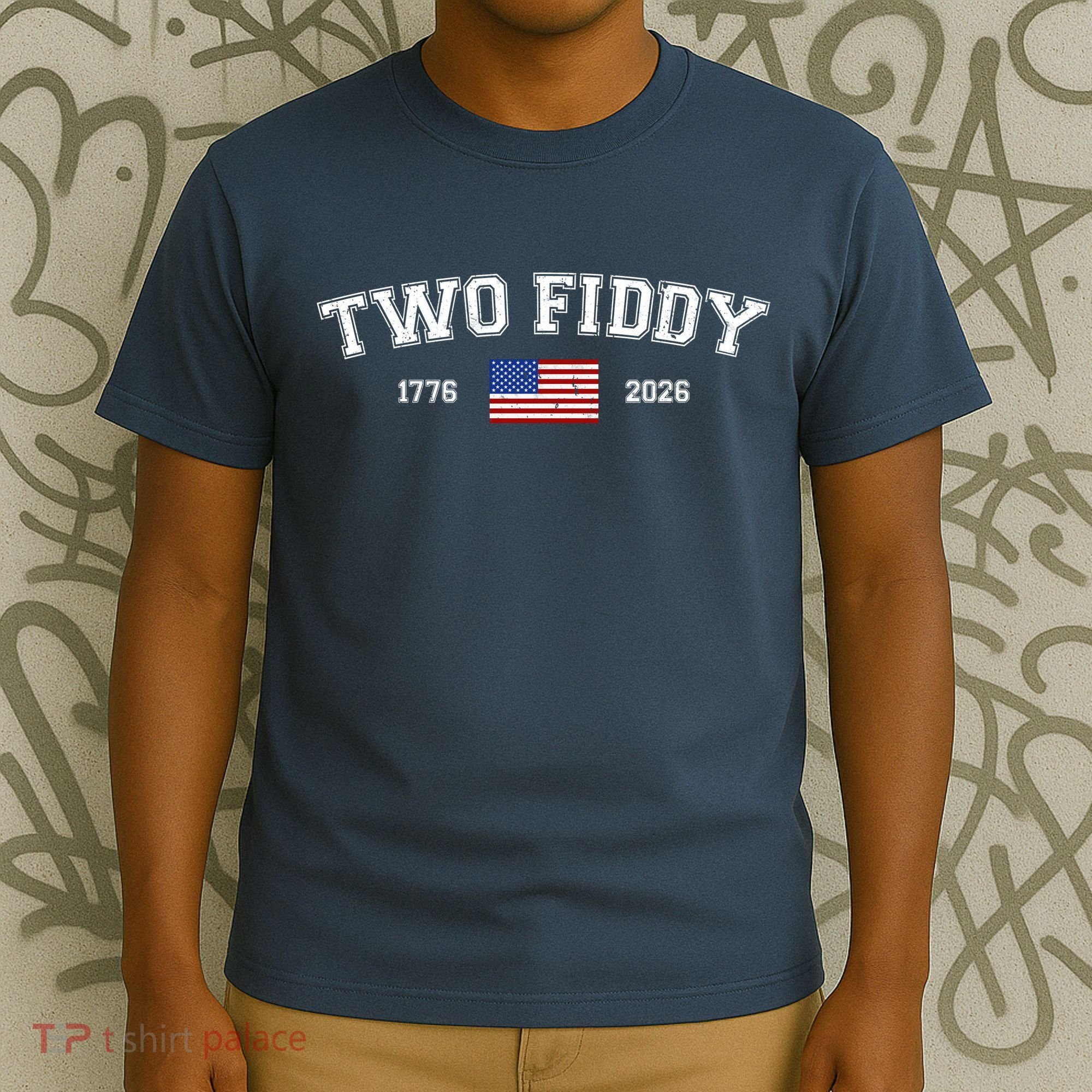 250 Two Fiddy 1776-2026 250th Anniversary USA America T-Shirt
