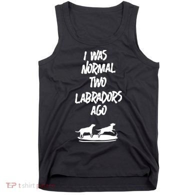 2 Two Labrador Retriever Ago Black Yellow Chocolate Lab Tank Top