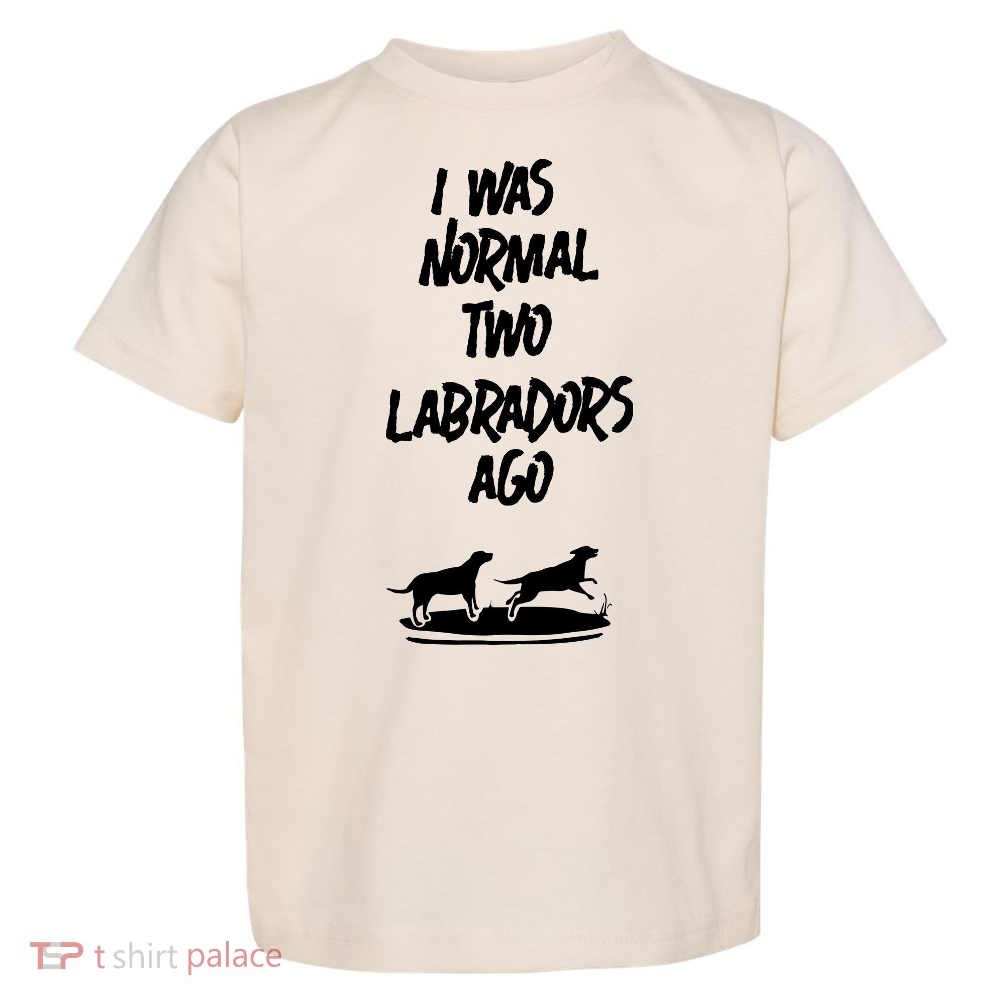 2 Two Labrador Retriever Ago Black Yellow Chocolate Lab Toddler T-Shirt