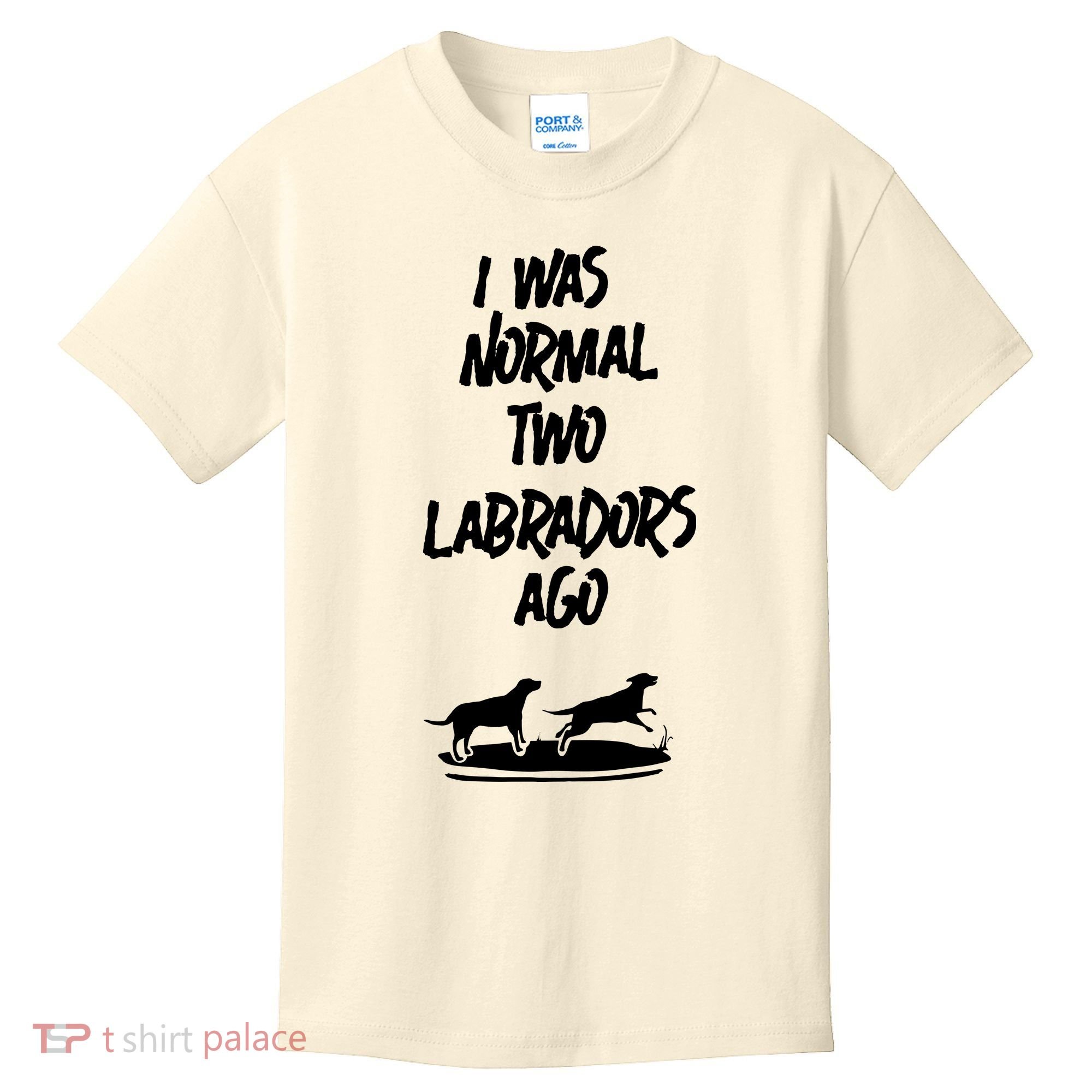 2 Two Labrador Retriever Ago Black Yellow Chocolate Lab Kids T-Shirt