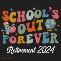 2024 Teacher Retirement SchoolS Out Forever 24oz Duet Stainless Steel Tumbler thumb 2