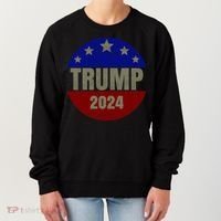 2024 Trump, Save America Again USA Flag Women's Sweatshirt thumb 0