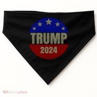 2024 Trump, Save America Again USA Flag USA-Made Doggie Bandana thumb 0