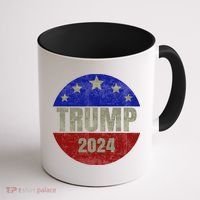 2024 Trump, Save America Again USA Flag Coffee Mug thumb 1
