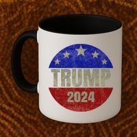 2024 Trump, Save America Again USA Flag Coffee Mug thumb 2