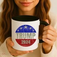 2024 Trump, Save America Again USA Flag Coffee Mug thumb 3