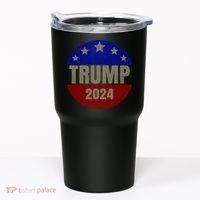 2024 Trump, Save America Again USA Flag Tumbler thumb 0